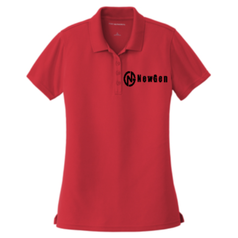 Women's Port Authority Polo-Red Main Image